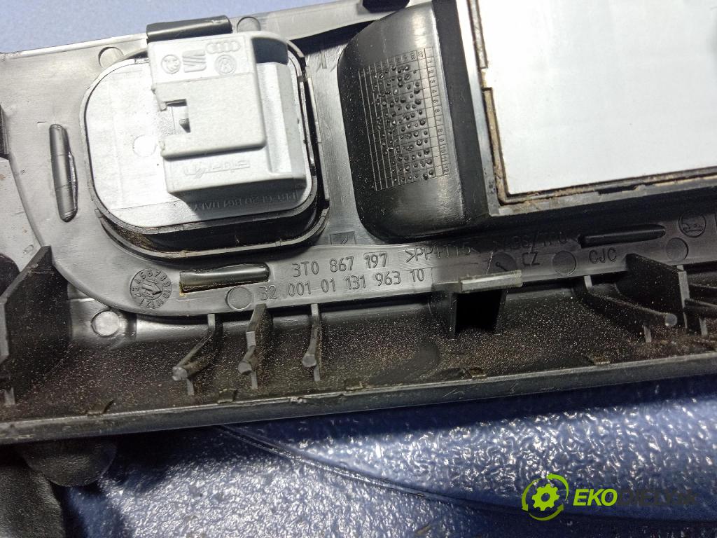 Skoda Superb 2014 prepínač Okná: 3T0867197