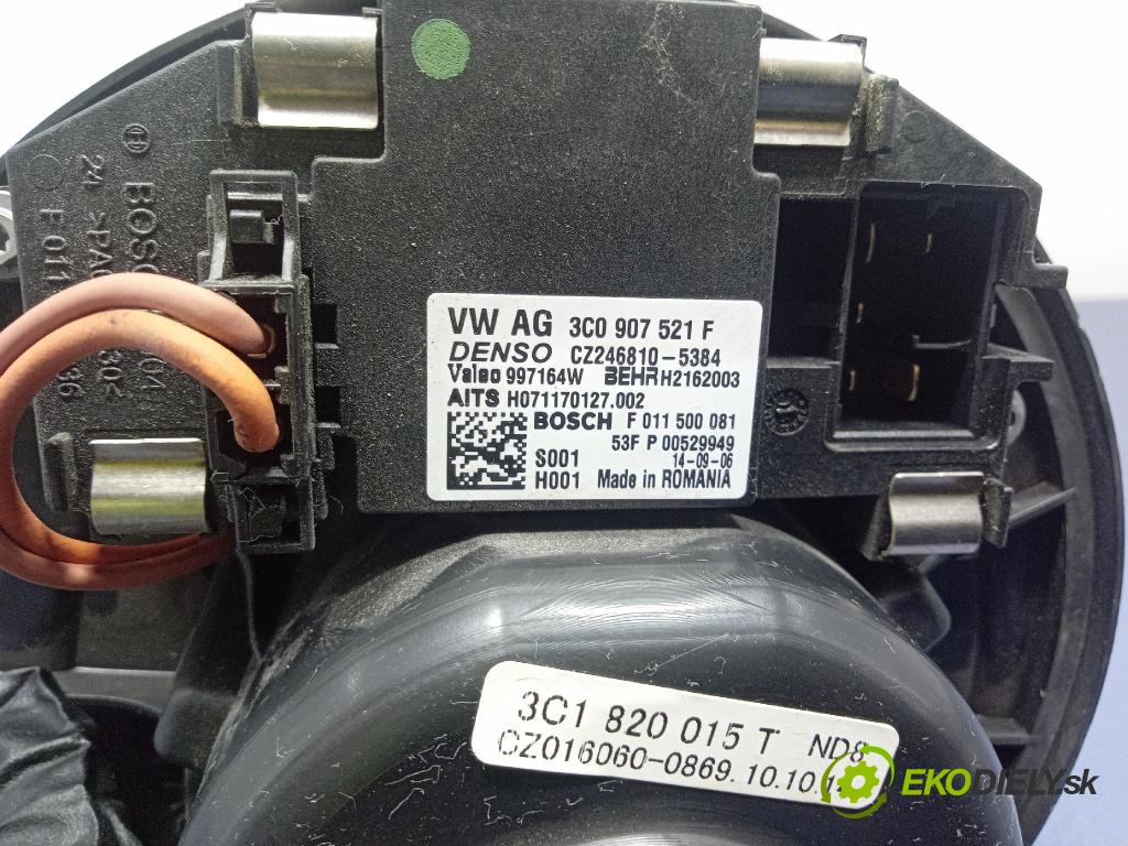 Skoda Superb 2014 ventilátor Vzduch: 3C0907521F