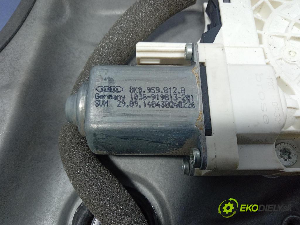 Skoda Superb 2014 mechanizmus okna Okná: zad v pravo: 8K0959812A