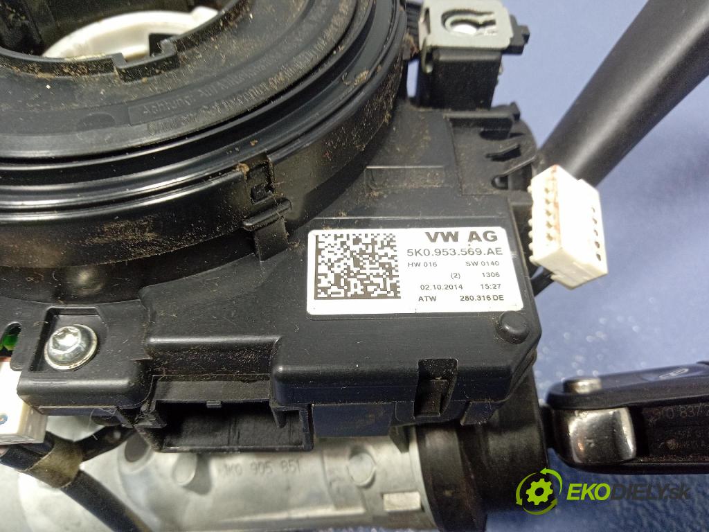 Skoda Superb 2014 prepínač Komplex: 5K0953569AE