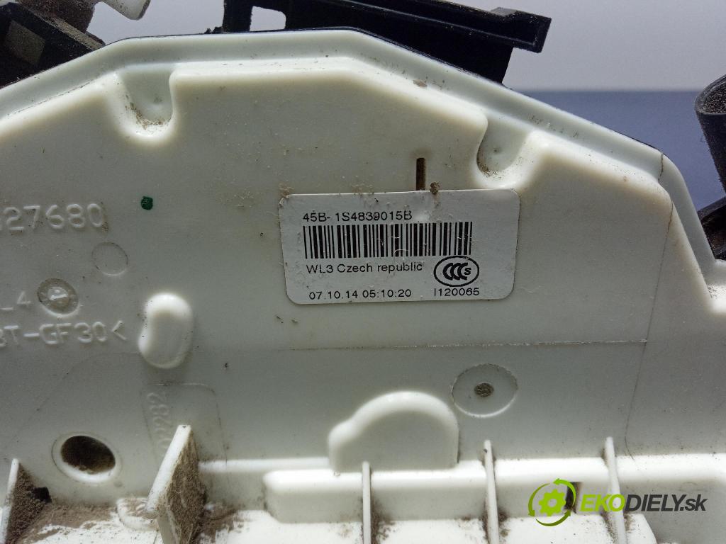 Skoda Superb 2014 zámok dvere zad Vľavo: 1S4839015B