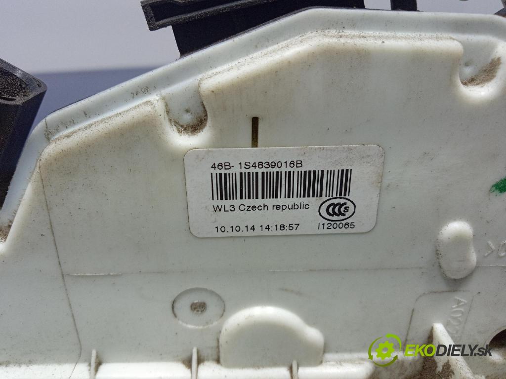 Skoda Superb 2014 zámok dvere zad v pravo: 1S4839016B