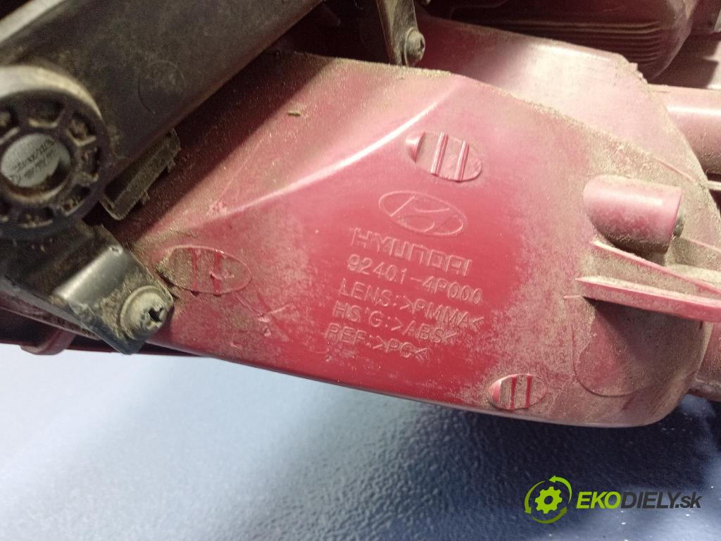 Hyundai I20 2011 svetlo / reflektor zad ľavá Vonkajsia: 92401-4P000