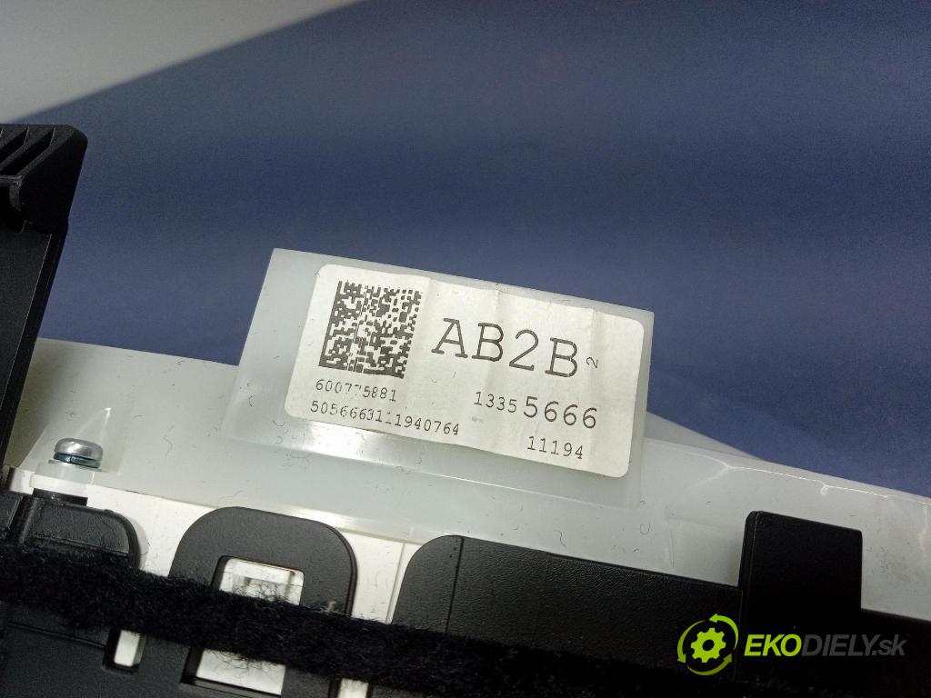 Opel Astra 2011 prístrojovka/ budíky 13355666