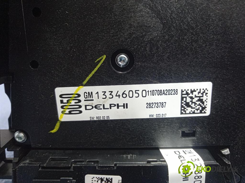 Opel Astra 2011 prepínač Rádio: Navigacia: 13346050