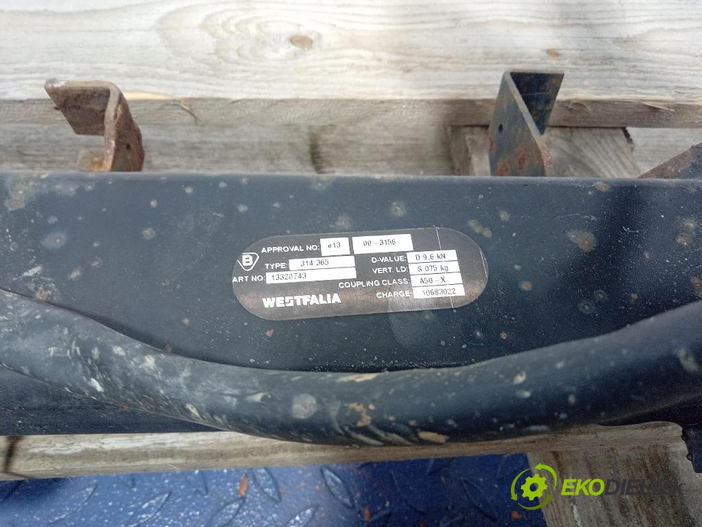 Opel Astra 2011 Hák: Do Prívesy: 13320743