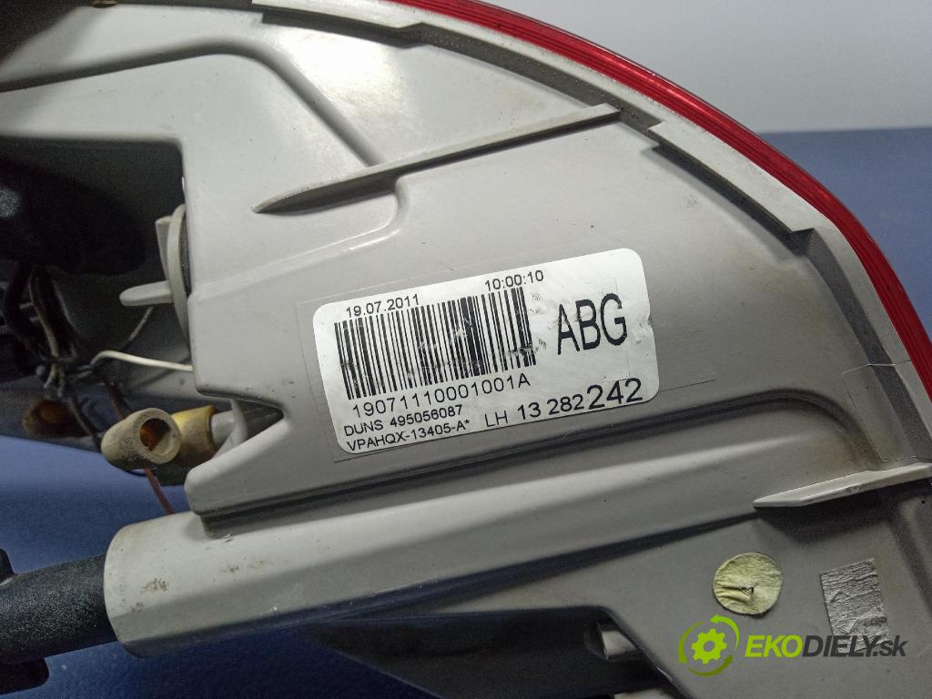 Opel Astra 2011 svetlo / reflektor zad ľavá Vonkajsia: 13282242