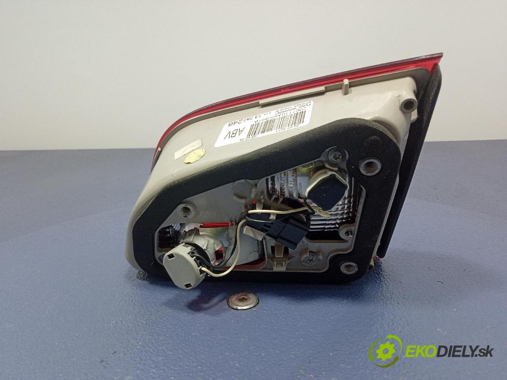 Opel Astra 2011 světlo Zad: levá Uvnitř 13282246