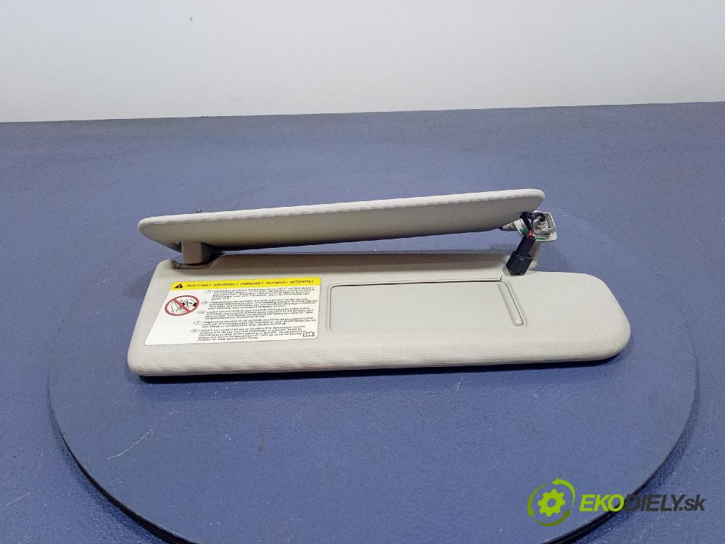 Vw Passat 2009 kryt slnečná clona