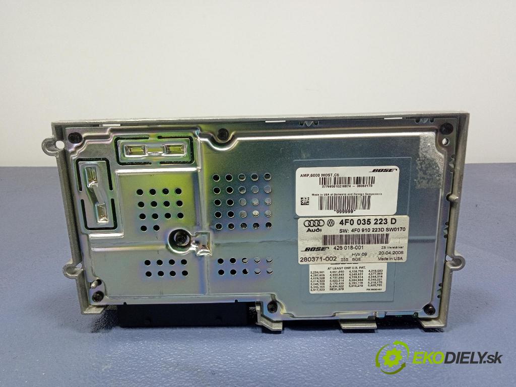 Audi A6 2006 Zesilovač: 4F0035223D