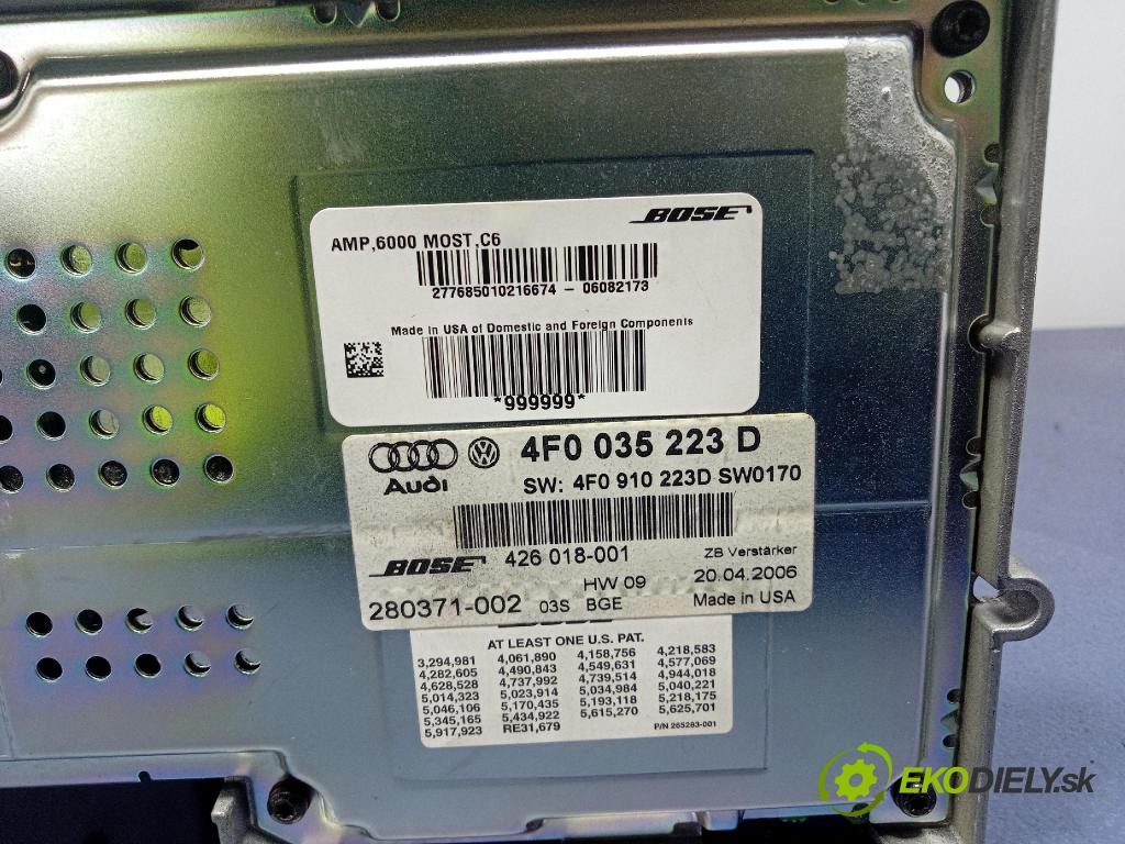 Audi A6 2006 Zesilovač: 4F0035223D