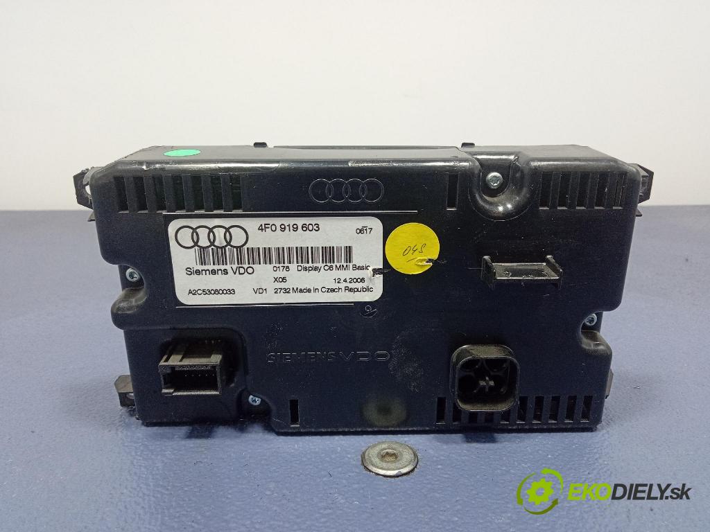 Audi A6 2006 Zobrazit: Rádio: / GPS 4F0919603
