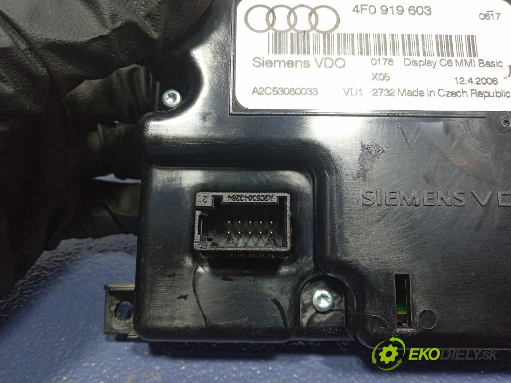 Audi A6 2006 Zobrazit: Rádio: / GPS 4F0919603