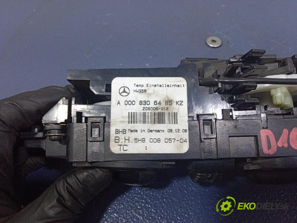 Mercedes Sprinter 1995 prepínač Klimatizácia: Prúd vzduchu: A0008306485