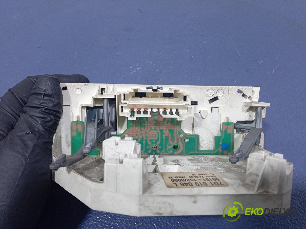 Vw Transporter 2000 prepínač Klimatizácia: Prúd vzduchu: 7D1819045L