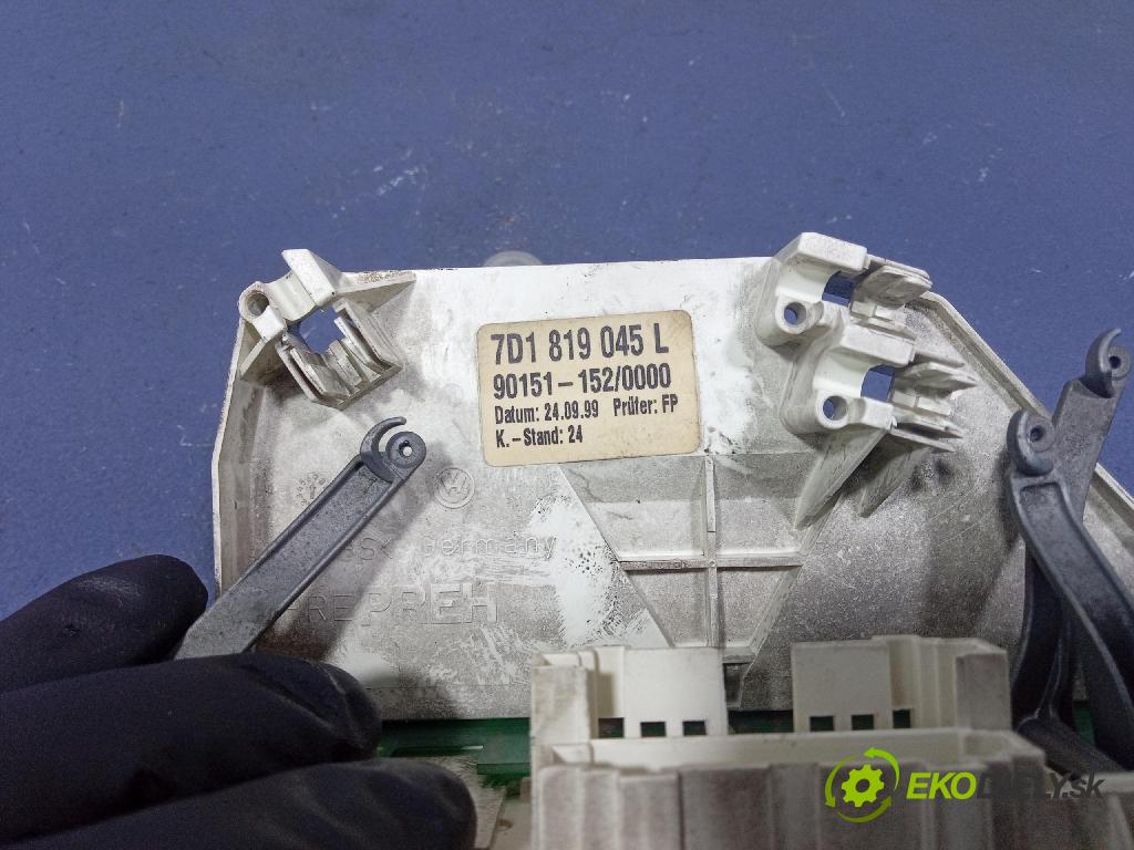 Vw Transporter 2000 prepínač Klimatizácia: Prúd vzduchu: 7D1819045L