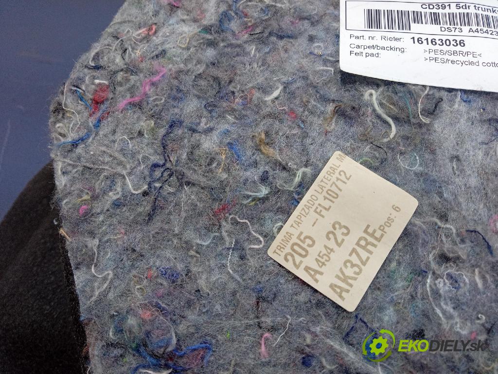 Ford Mondeo 2015 Čalounictví: kufra: DS73A45423AK