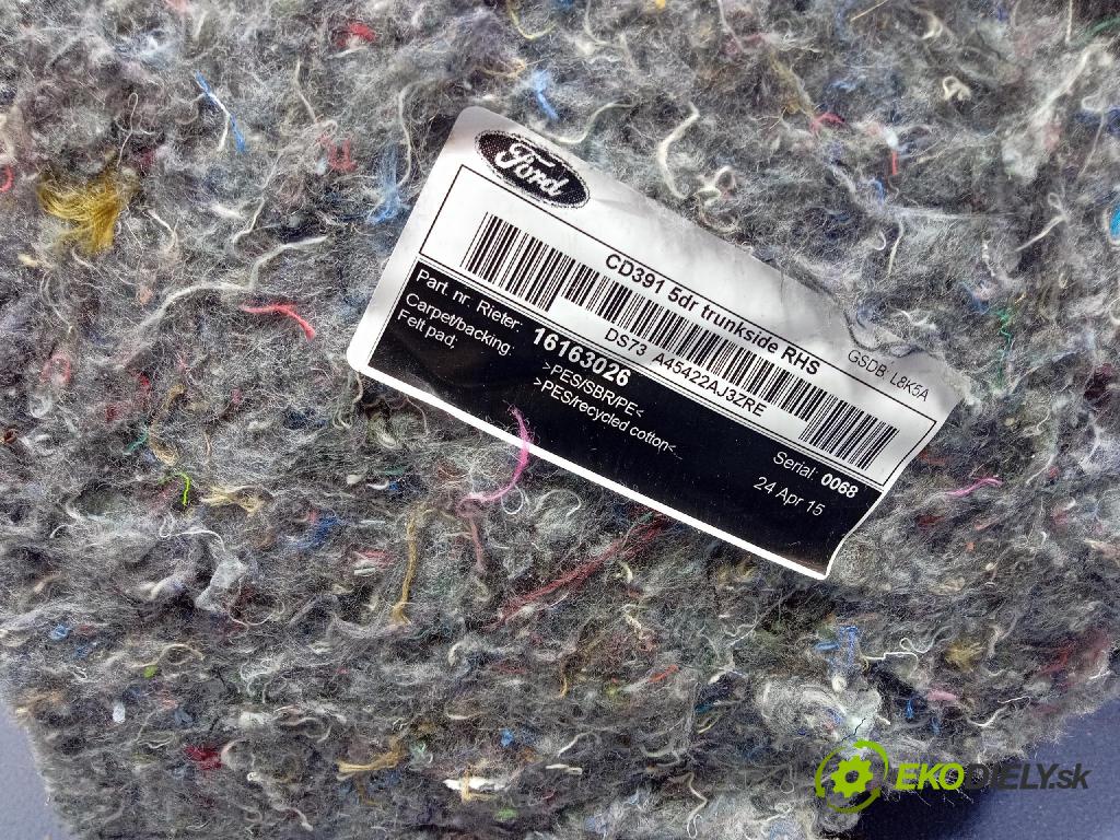 Ford Mondeo 2015 Čalounictví: kufra: DS73A45422AJ