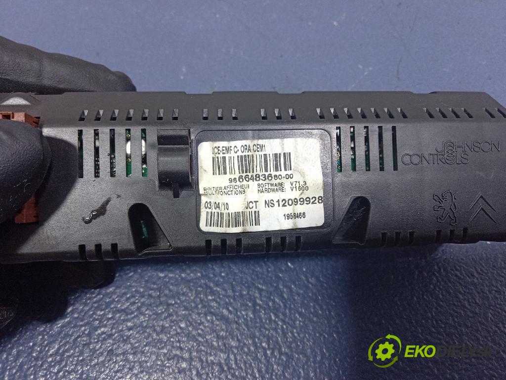 Peugeot 308 2010 Zobrazit: Rádio: / GPS 9666483680