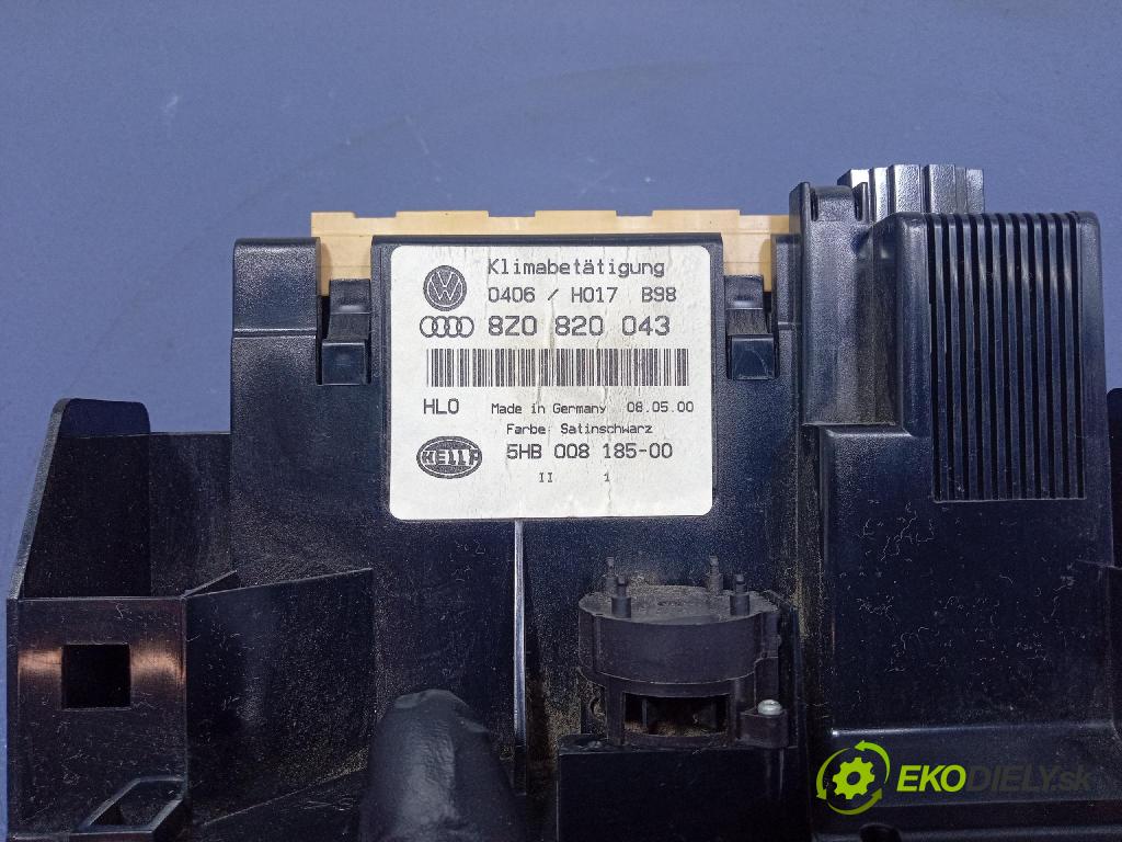 Audi A2 2000 prepínač Klimatizácia: Prúd vzduchu: 8Z0820043