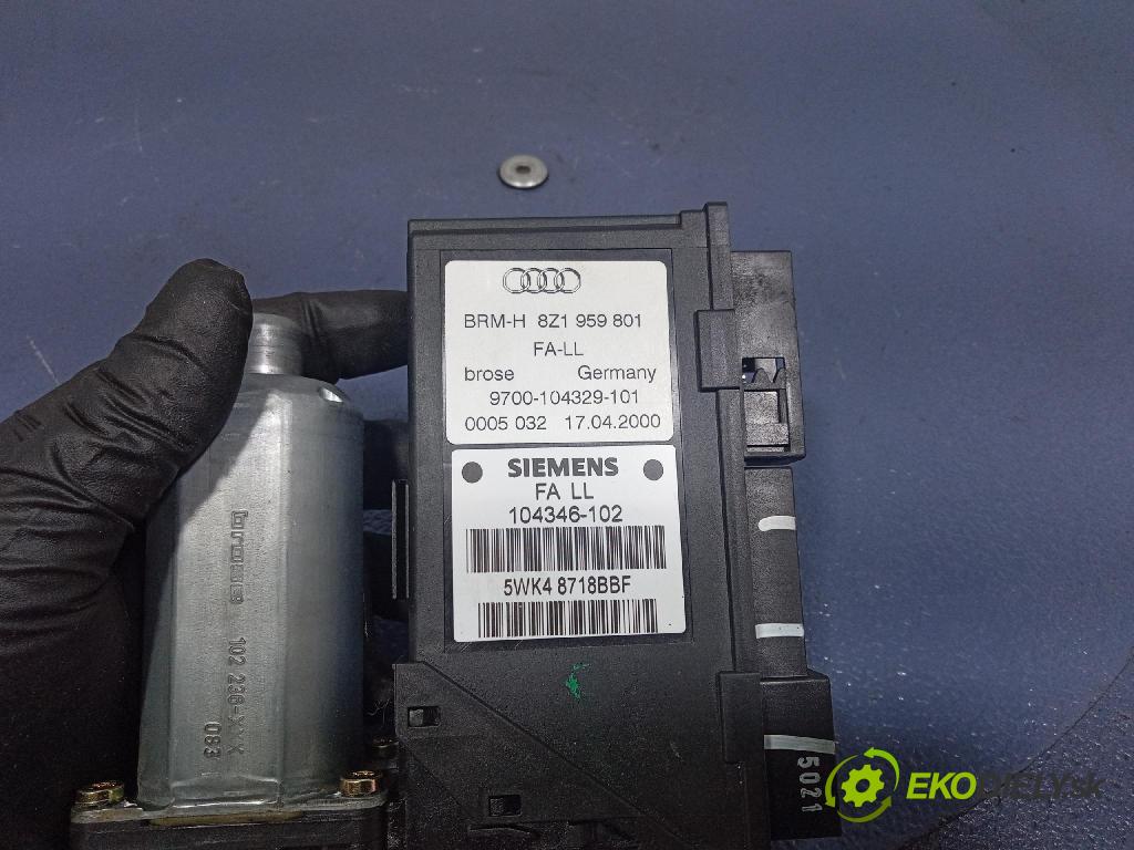 Audi A2 2000 mechanizmus okna Okná: Predné Vľavo: 8Z1959801