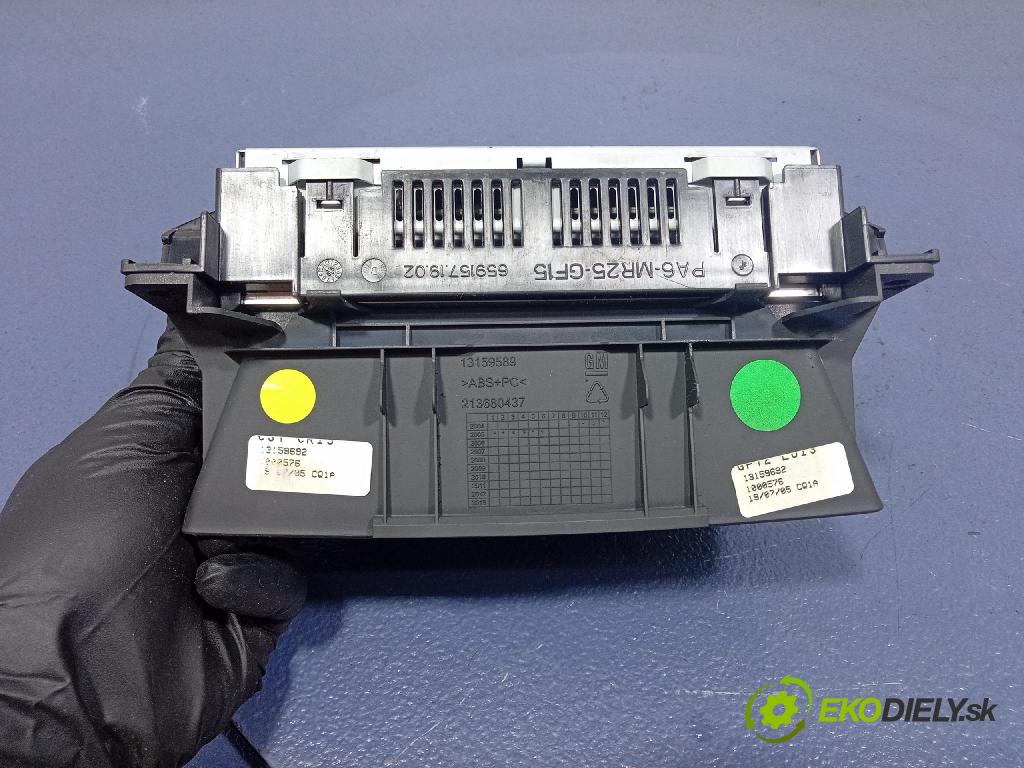 Opel Zafira 2006 Radio I Navigácia: 13188465