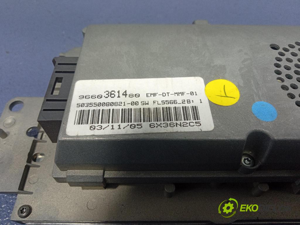 Peugeot 607 2005 Zobrazit: Rádio: / GPS 9660361480