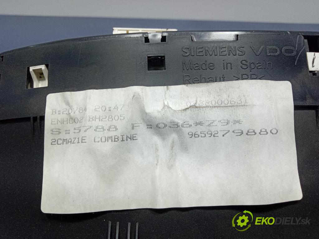 Peugeot 607 2005 prístrojovka/ budíky 9659279880