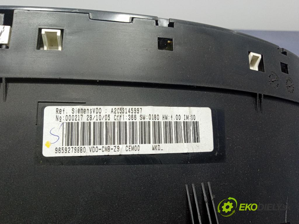 Peugeot 607 2005 prístrojovka/ budíky 9659279880