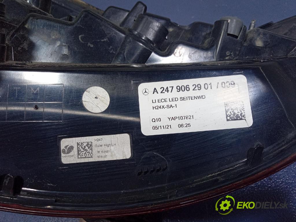 Mercedes B-Klasa 0 svetlo / reflektor zad ľavá Vonkajsia: A2479062901