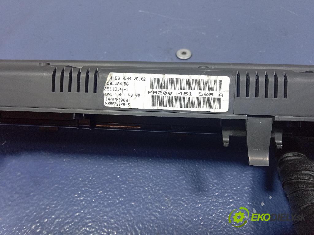 Renault Scenic 2004 prístrojovka/ budíky 8200451505A