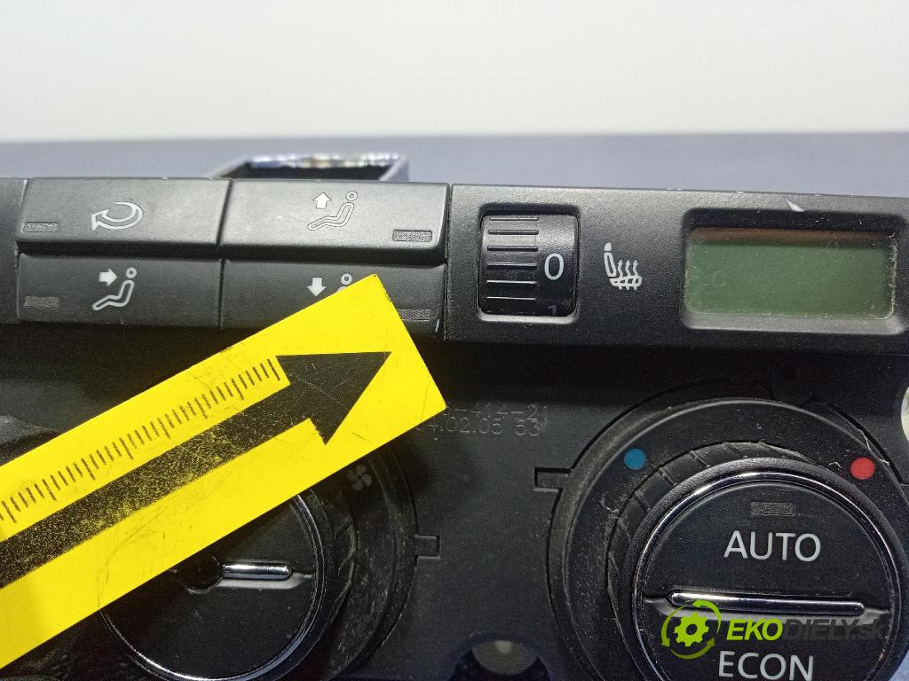 Vw Golf 2005 prepínač Klimatizácia: Prúd vzduchu: