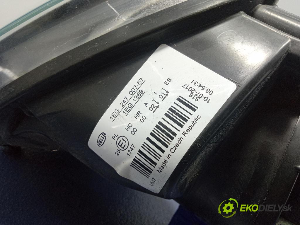 Vw Golf 2005 Reflektor: Vľavo: 1EG247007-57