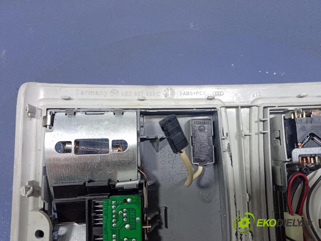 Audi A6 2003 Svietidlá: Vnútri: 4B0867599C