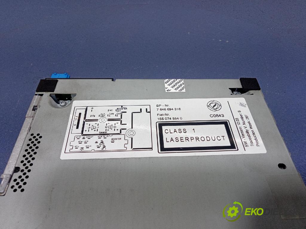 Alfa romeo 147 2008 Radio I Navigácia: 1560745540