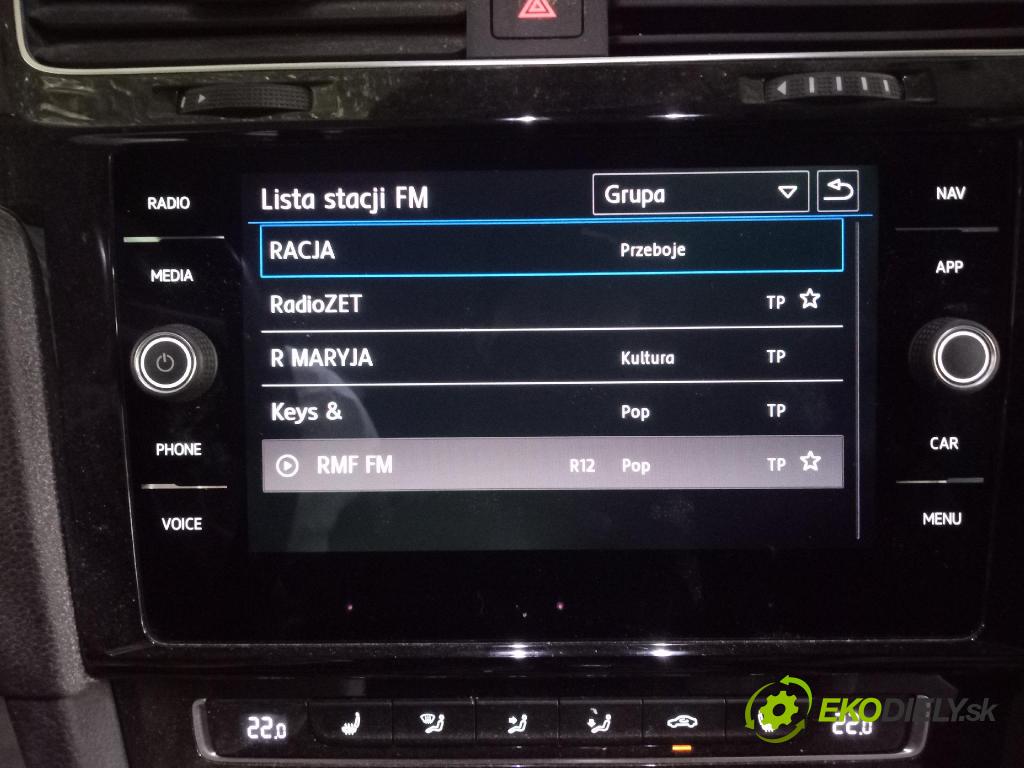 Vw Golf 2019 Radio I Navigácia: 5G6919605B