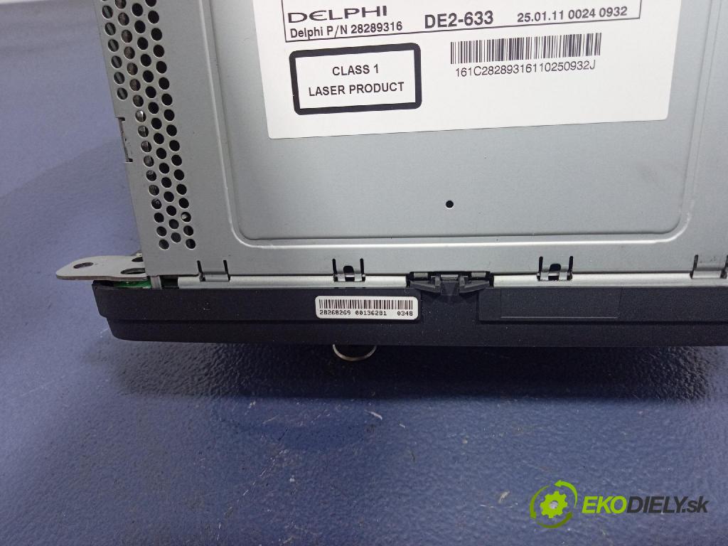 Skoda Fabia 2011 Radio I Navigácia: 5J0035161C