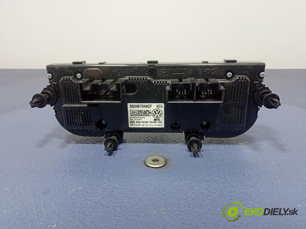 Vw Golf 2019 prepínač Klimatizácia: Prúd vzduchu: 5G0907044CF