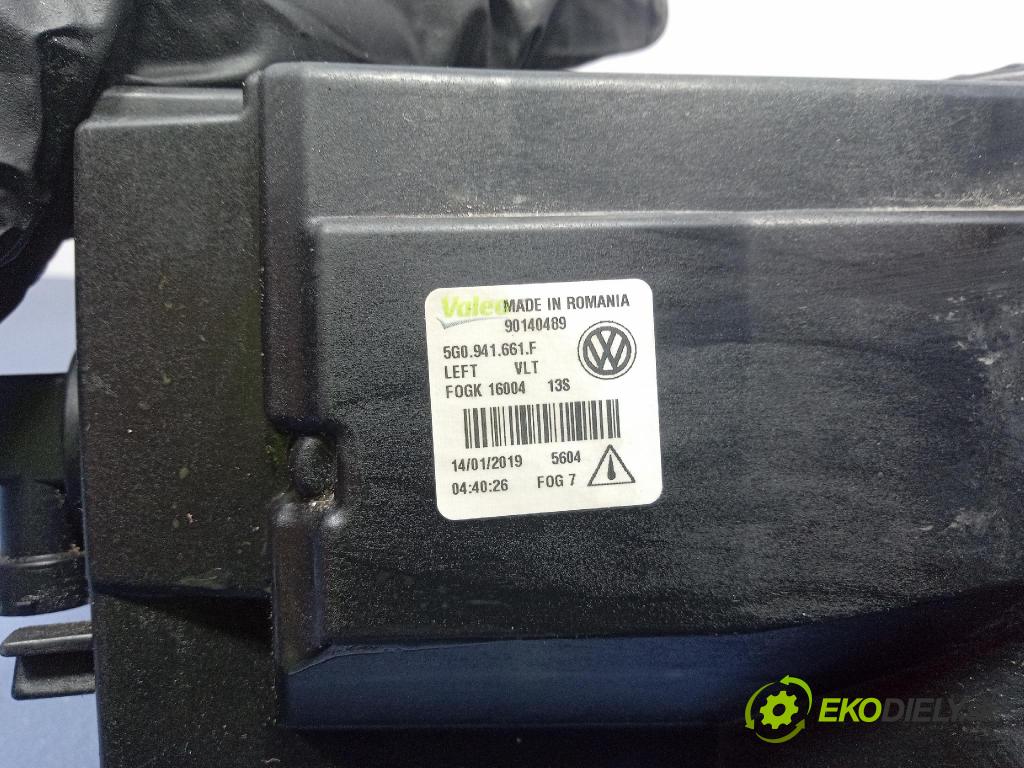 Vw Golf 2019 Halogen Vľavo: 5G0941661F