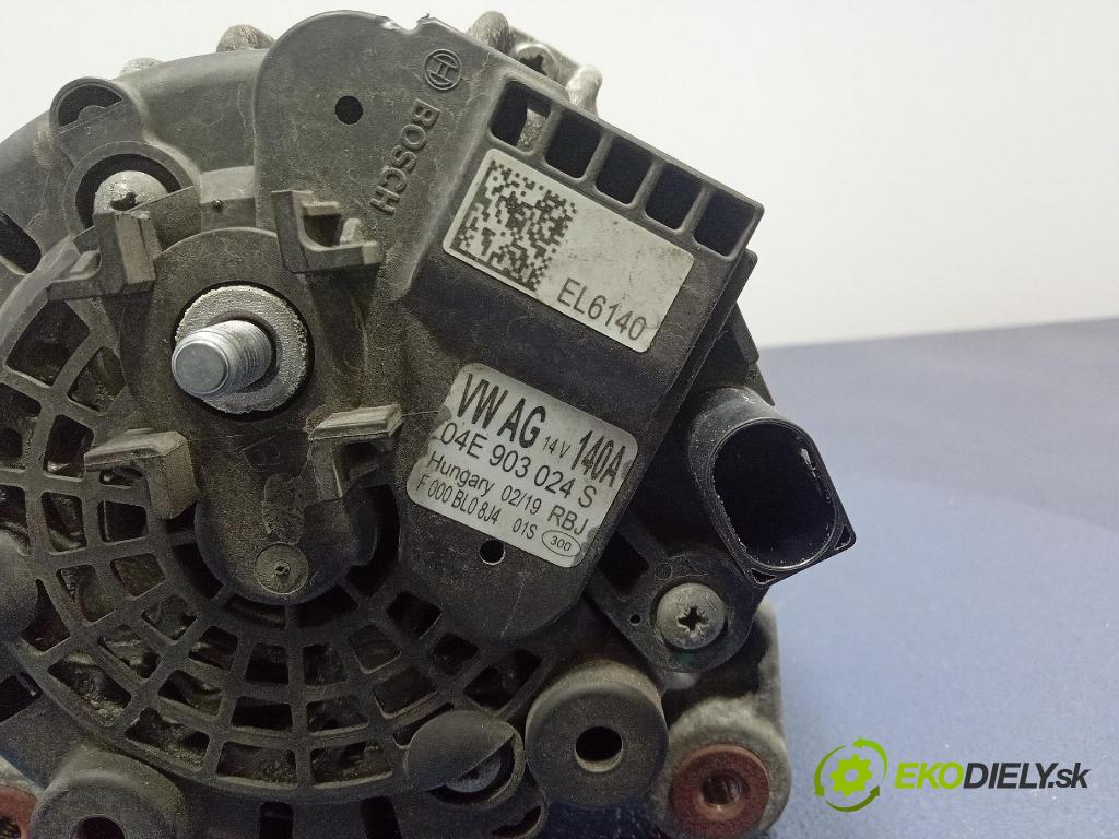 Vw Golf 2019 Alternator 04E903024S