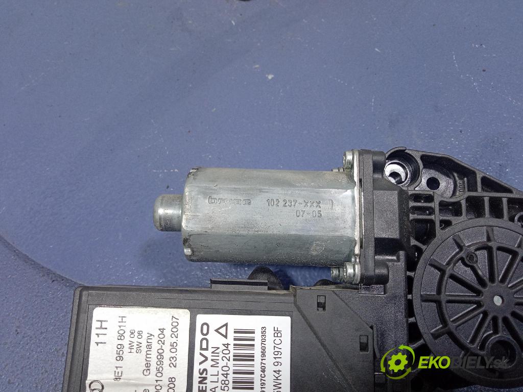 Audi A4 2007 mechanizmus okna Okná: Predné Vľavo: 8E1959801H