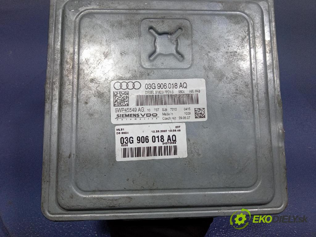 Audi A4 2007 řídící jednotka Motor: 03G906018AQ