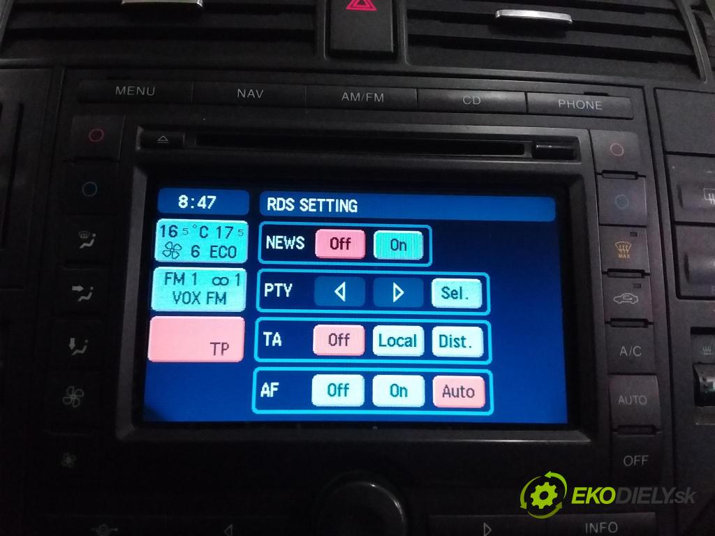 Ford C-max 2004 Radio I Navigácia: 3M5F-18C821-DE