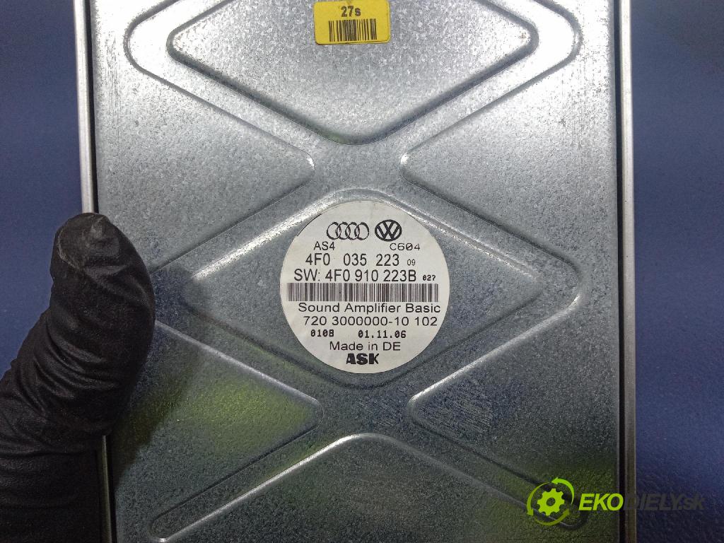 Audi A6 2005 Zesilovač: Rádio: Navigacia: 4F0035223
