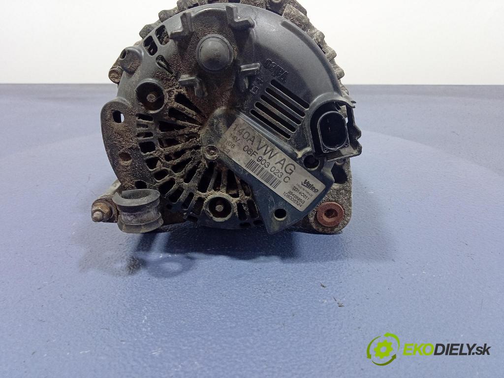 Vw Golf 2008 Alternator 06F903023C