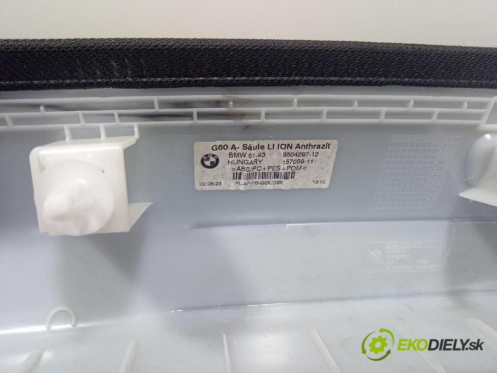 Bmw I5 m60 xdrive 2023 kryt Plast: Interiéry: 9504297