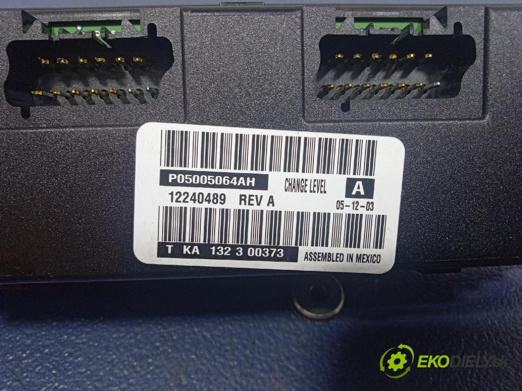 Chrysler Pacifica 2004 prepínač Klimatizácia: Prúd vzduchu: P05005064AH