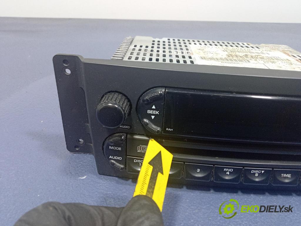 Chrysler Pacifica 2004 Radio I Navigácia: P05082764AE