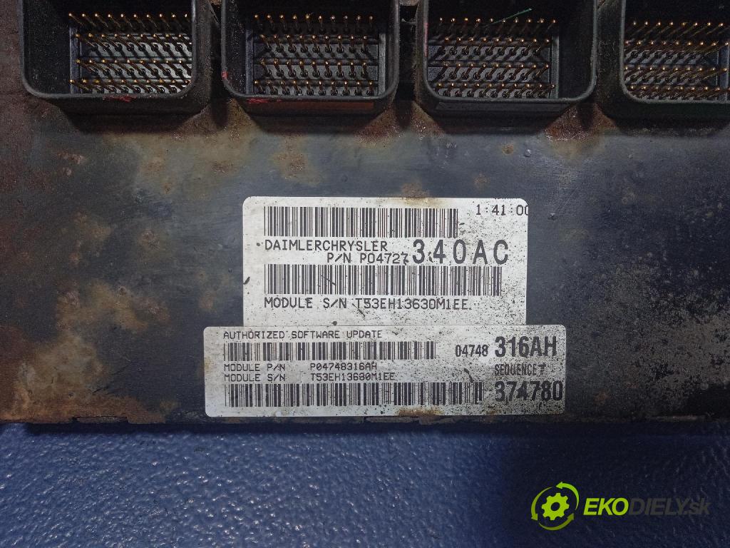 Chrysler Pacifica 2004 riadiaca jednotka Motor: P04727340AC