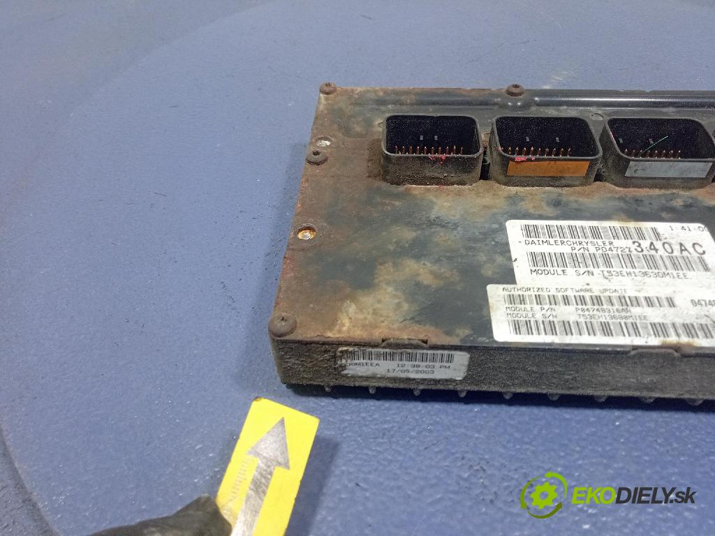 Chrysler Pacifica 2004 riadiaca jednotka Motor: P04727340AC